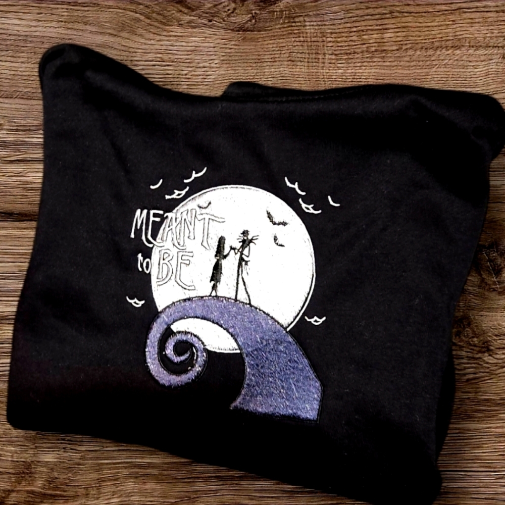 This Nightmare Before Christmas embroider sweate #Jackskellington#Sally#Jack